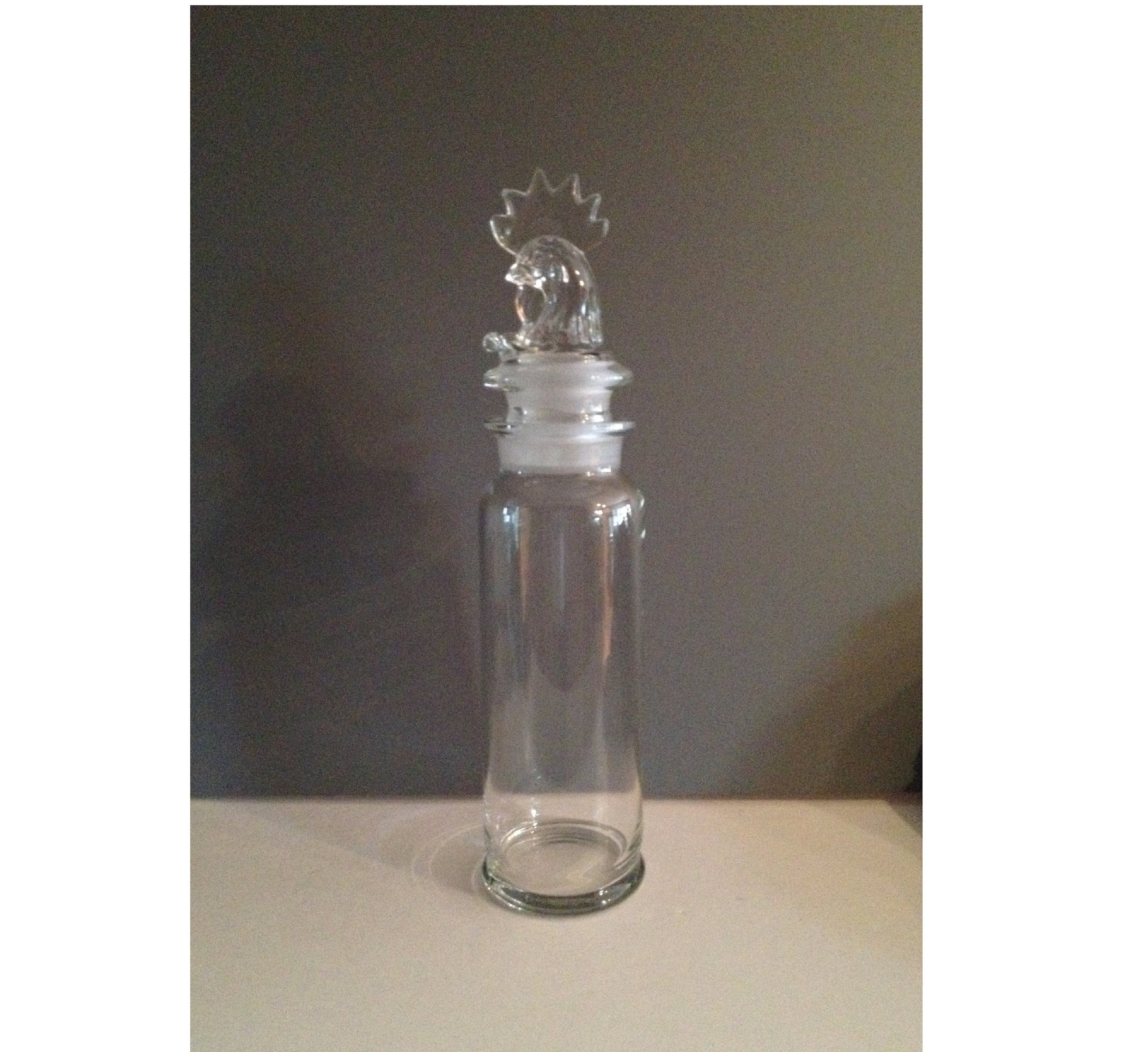 Figurines & Knick Knacks Glass Rooster Head Decanter Lid Replacement