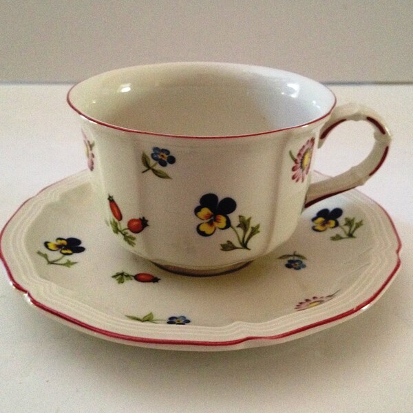 Villeroy & Boch 'Petite Fleur' Porcelain Cup and Saucer Set