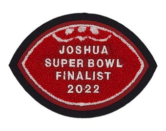 Copy of Chenille Letterman Jacket or Sweater Sports Football Patch P10041