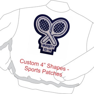 Diseños de bordado/chenille elaborados individualmente para chaquetas, suéteres y ropa corporativa de secundaria.  ¡Satisfacción garantizada!