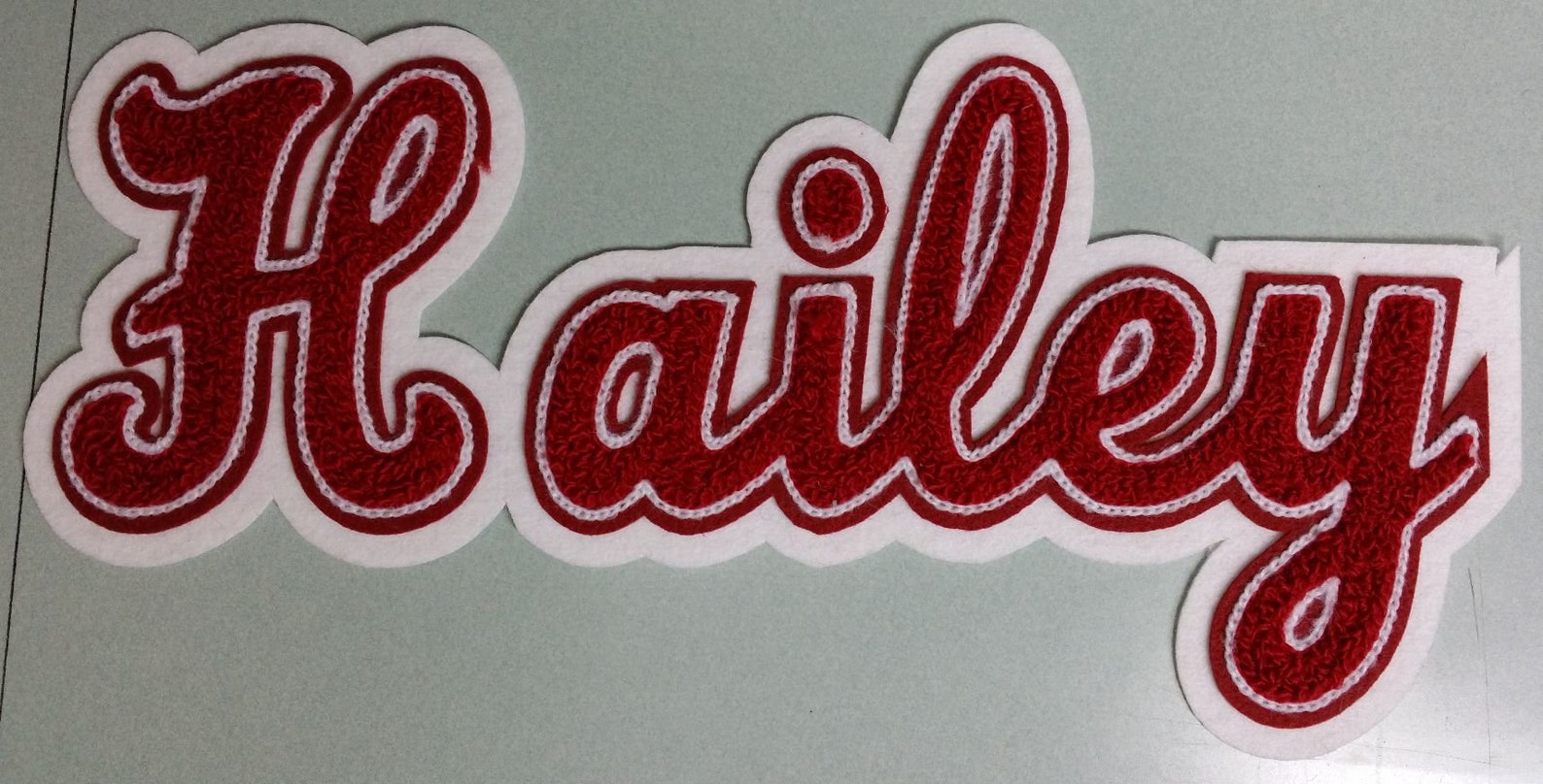 Chenille Script Name Patch for Your Corporate or Varsity Etsy