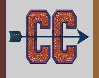 Chenille Cross Country Letterman Jacket Patch P10317 - 4 My Jacket