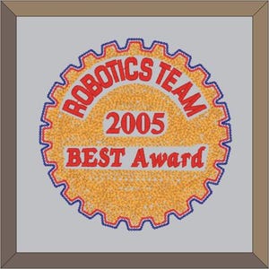 Écusson pour veste Letterman Chenille Robotics P10153
