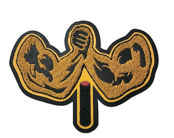 Letterman Jacket Arm Wrestling Patch M60050 - 4 My Jacket
