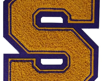 Chenille Letter Patches For Varsity Jackets - L16D - 4 My Jacket