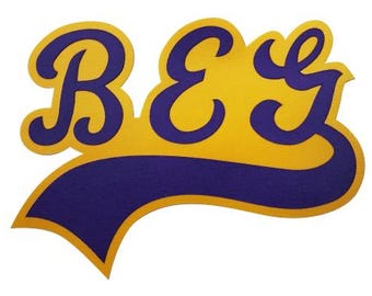 Two Color Custom Tackle Twill Apparel Lettering - TT8030