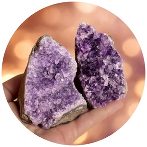 Small Raw Amethyst Standing Cathedral, Ethically Sourced Crystals