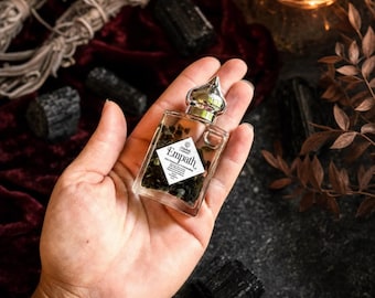Empath Protection Perfume Oil with Black Tourmaline, Palo Santo and Green Sage