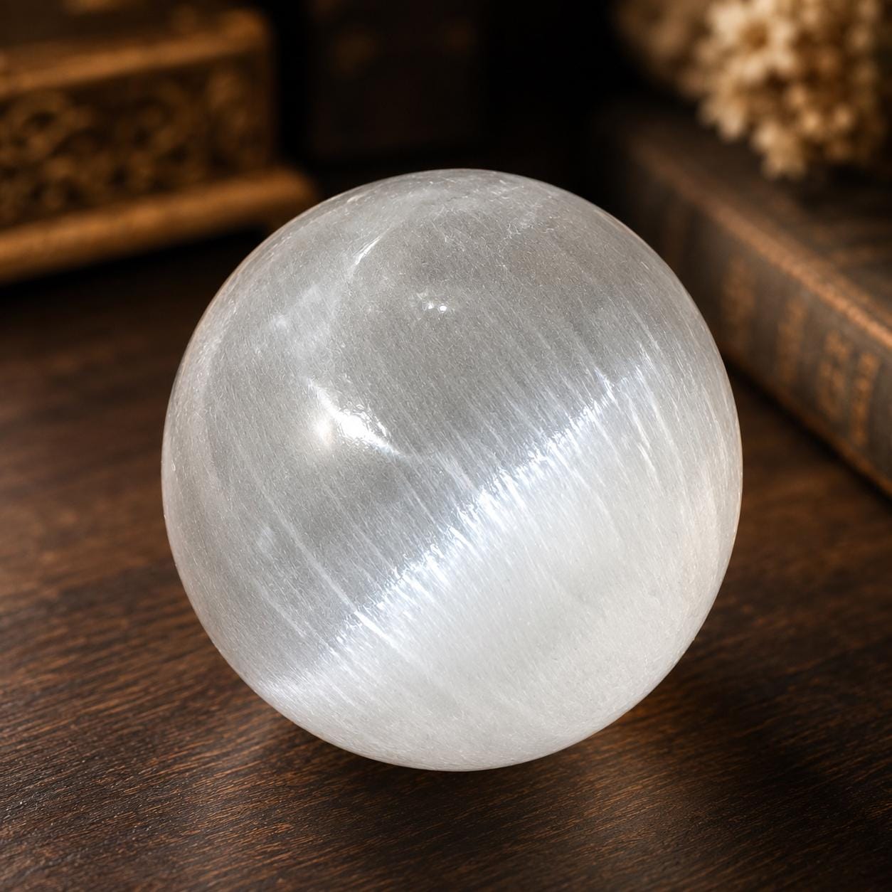 Selenite Sphere - Etsy