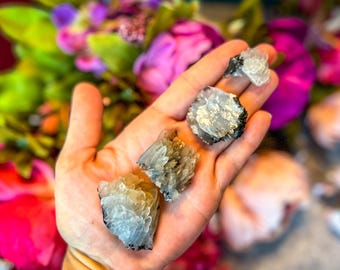 Raw Blue Barite Crystal Specimens