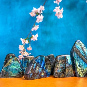 LABRADORITE freeform 200g-599 grams