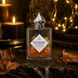 Incantation Botanical Perfume Oil, Damiana, Citrus, Lemongrass and Carnelian