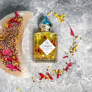 CREATRIX Natural Floral Perfume Oil for Divine Feminine Energy with Jasmine