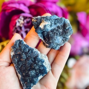 Blueberry Fluorite Specimens from Inner Mongolia, Blue Fluorite