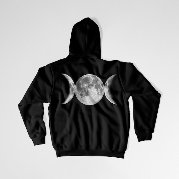 WOMENS ASTROLOGY DRESS MOON PHASES CYCLE WICCA WICCAN WITCH PAGAN GOTH S-XL