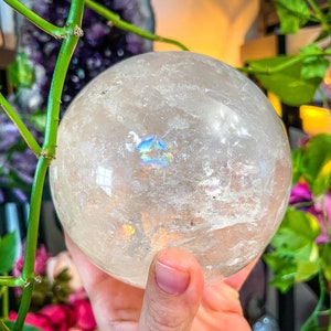 4 1/2" Clear Quartz Sphere