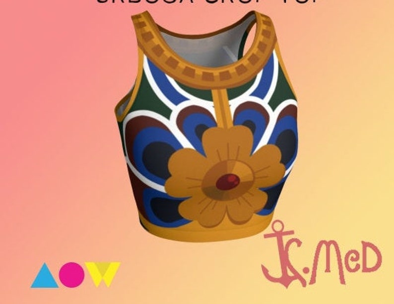 champion bib crop top