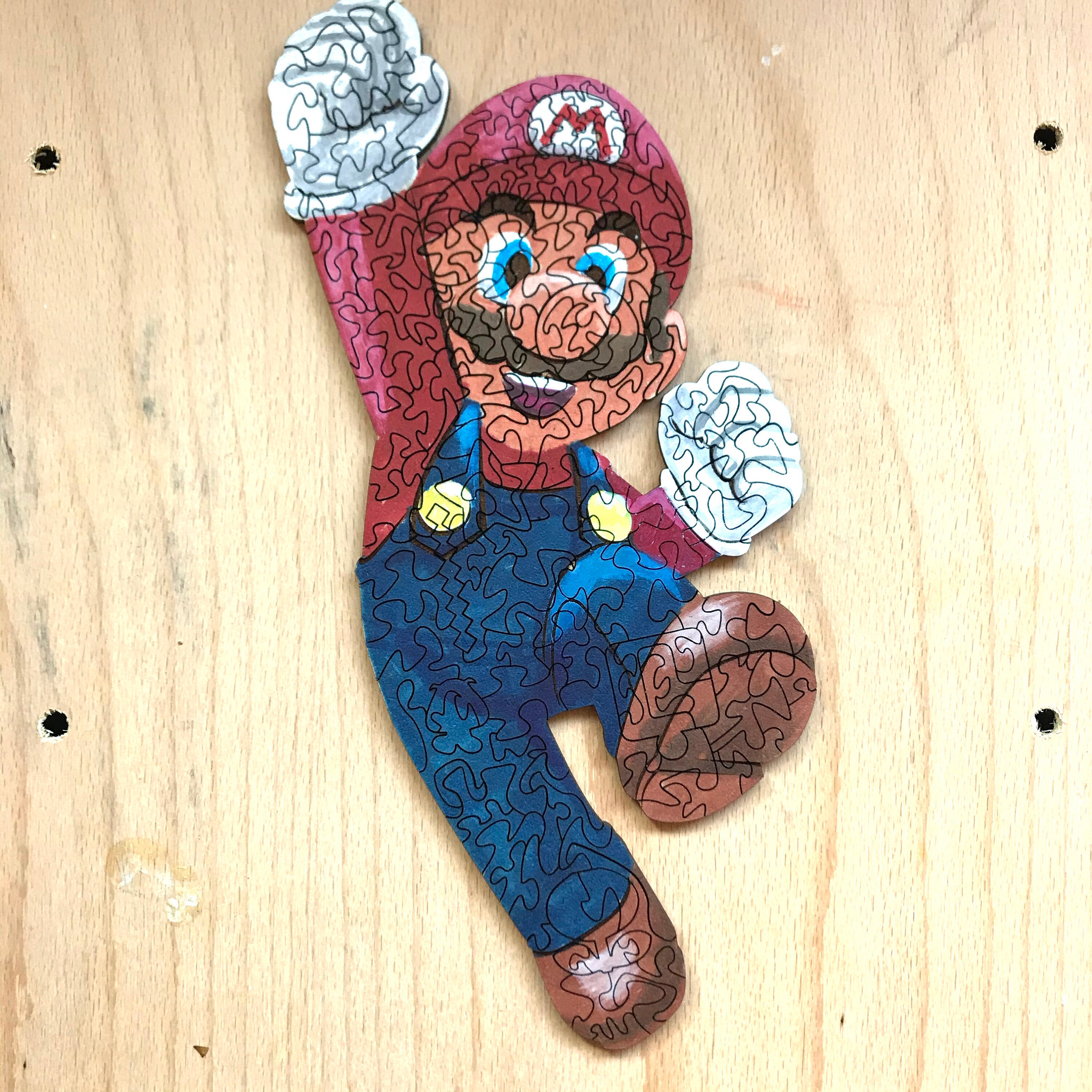 It's a Mario jigsaw puzzle Etsy