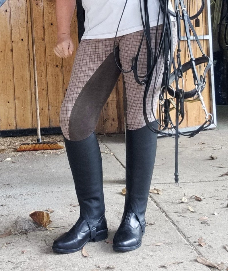 Leather Half Chaps / Gaiters PDF Sewing Pattern Horse Ridding Gear Etsy