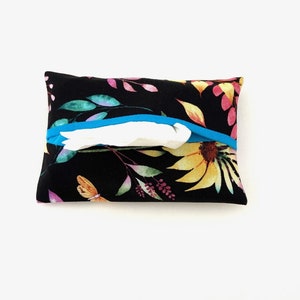 Purse Tissue Holder, Fabric Tissue Cover, Pocket Tissue Case, Tissue Wallet for Purse, Travel Gift, Travel Tissue Holder, On the Go Tissues
