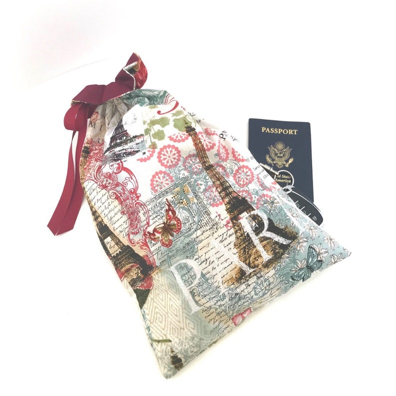 Eiffel Tower Shoe Bag Lingerie Bag French Touch Paris Paris Shoe Bag Shoe Tote Travel Gifts Women Travel Organizer Travel Shoe Bag