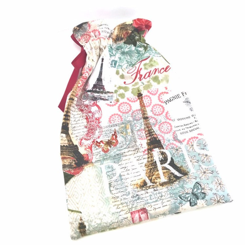 Eiffel Tower Shoe Bag Lingerie Bag French Touch Paris Paris Shoe Bag Shoe Tote Travel Gifts Women Travel Organizer Travel Shoe Bag