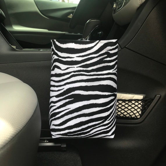 Zebra Print Car Trash Bag Car Accessories for Women Etsy