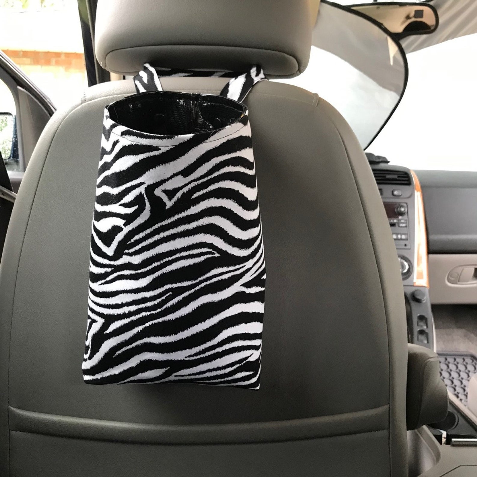 Zebra Print Car Trash Bag Car Accessories for Women Etsy