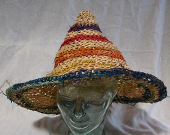 San Diego Sombrero with Rainbow Stripes