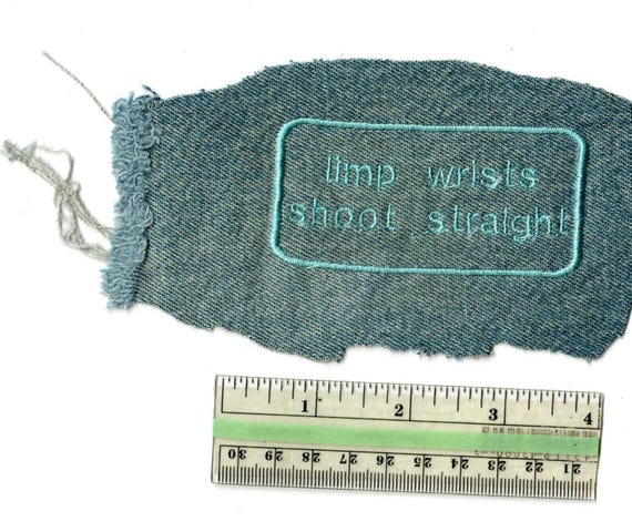 Limp wrists shoot straight Patch 2nd Amendment NR… - image 2