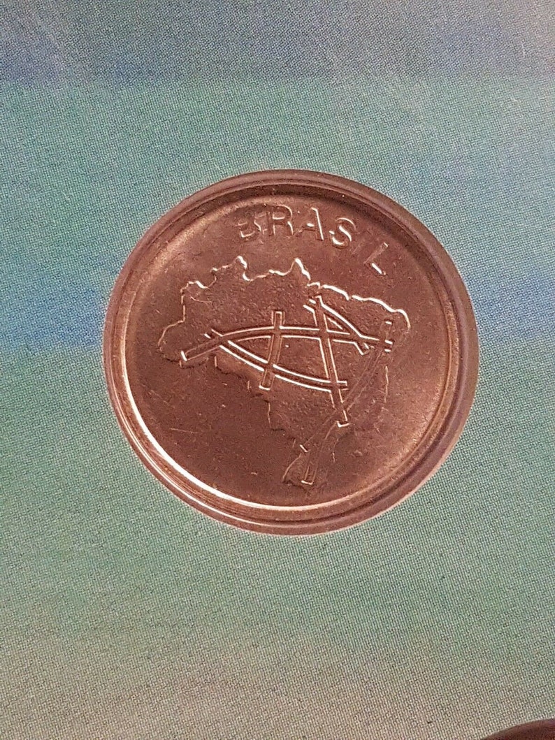 20 Cruzeiros Set KMS Excellent Condition Coins Brazil UNC mint 1 Centavo