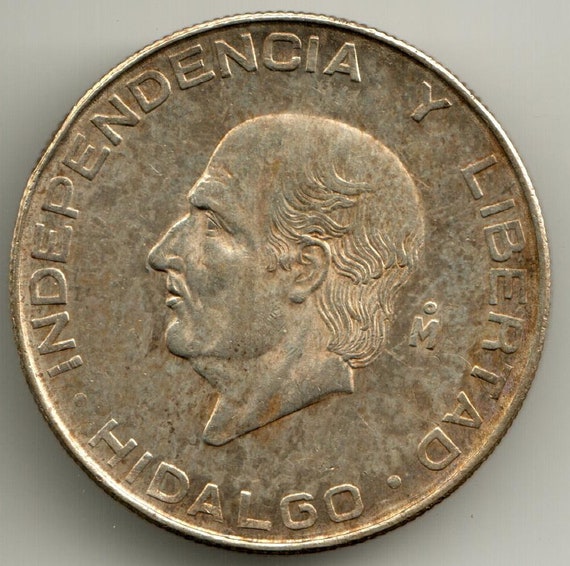 1934 MEXICO .720 SILVER 1 PESO NICE CHOICE BU