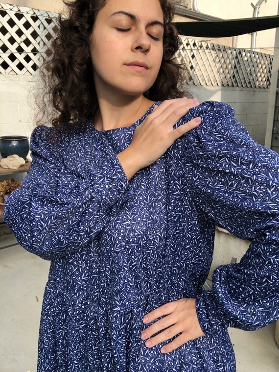 Vintage 70s 80s does Victorian dress Plus Size Dre