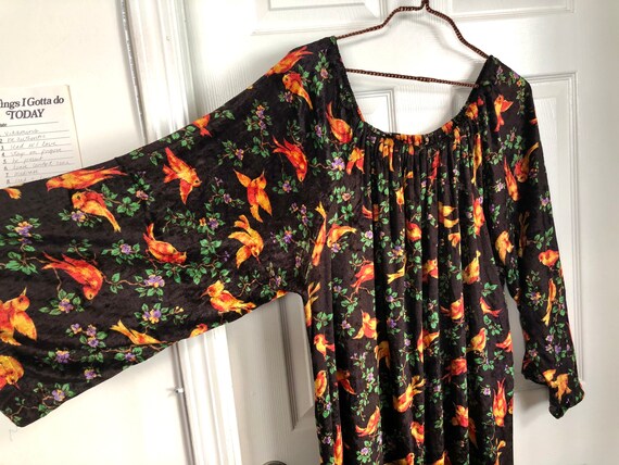 Special Velvet Bird Dress Plus Size | Etsy