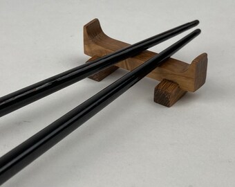 Handmade oak wood chopstick rests / stands