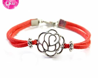 Pulsera flor / bracelete flor /pulsera minimalista / regalo original/ para ella/ Soho Chic Accesorios