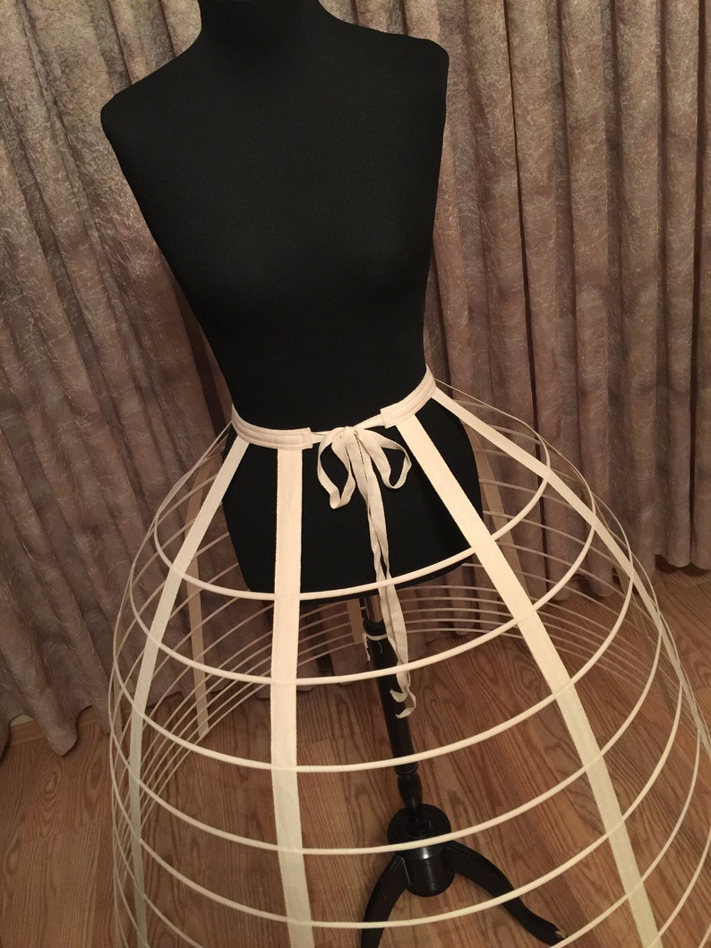 Victorian Crinoline Hoop Cage Hoop Skirt diameter 42 in. Etsy