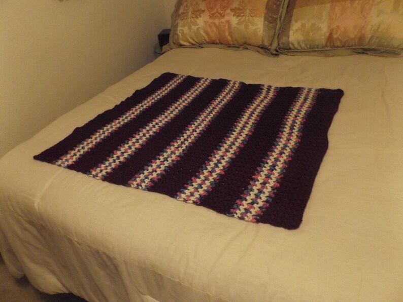 Crochet Blanket, Lapghan, Wheelchair Blanket, Reading Chair Blanket, 34