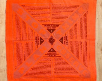 Stayin&#39; Alive survival bandana, Made in the U.S.A. by Colter Co.