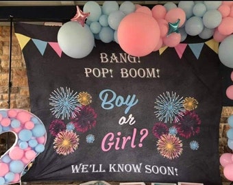 He Or She Backdrop Etsy