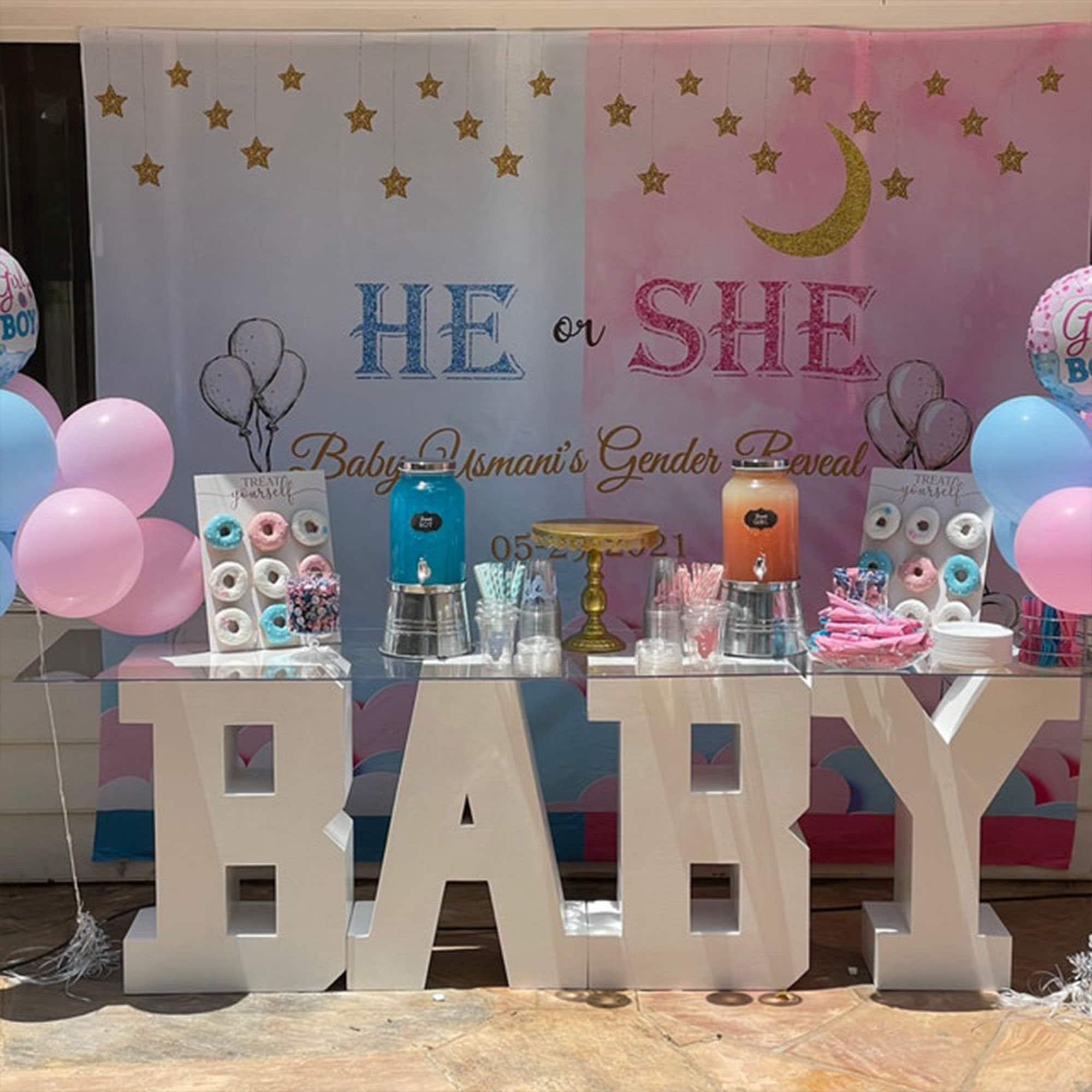 Twinkle Little Star Gender Reveal Decorations/ Gender Reveal