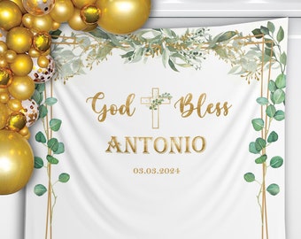 AIBIIN 2,1 x 1,5 m Boho Dio benedica Battesimo Sfondo Santo Comunione Decorazioni Fotografia Sfondo Marmo Blu Floreale Battesimo Cerimonia Neonato Baby Shower Banner Photoshoot Puntelli AIBIIN 2,1 x 1,5 m Boho Dio benedica Battesimo Sfondo Santo Comunione Decorazioni Fotografia Sfondo Marmo Blu Floreale Battesimo Cerimonia Neonato Baby Shower Banner Photoshoot Puntelli