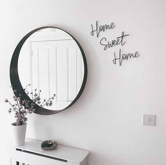 Home Sweet Home Sign Wire Wall Art Wall Hanging Home - Etsy