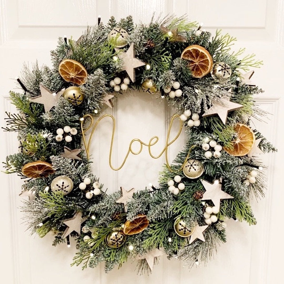 Wire Words Wreath Decoration Etsy UK