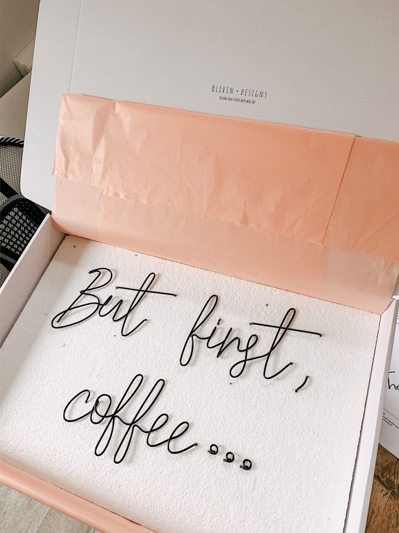 Wire Words Any word quote name Wire wall art Wall sign Etsy