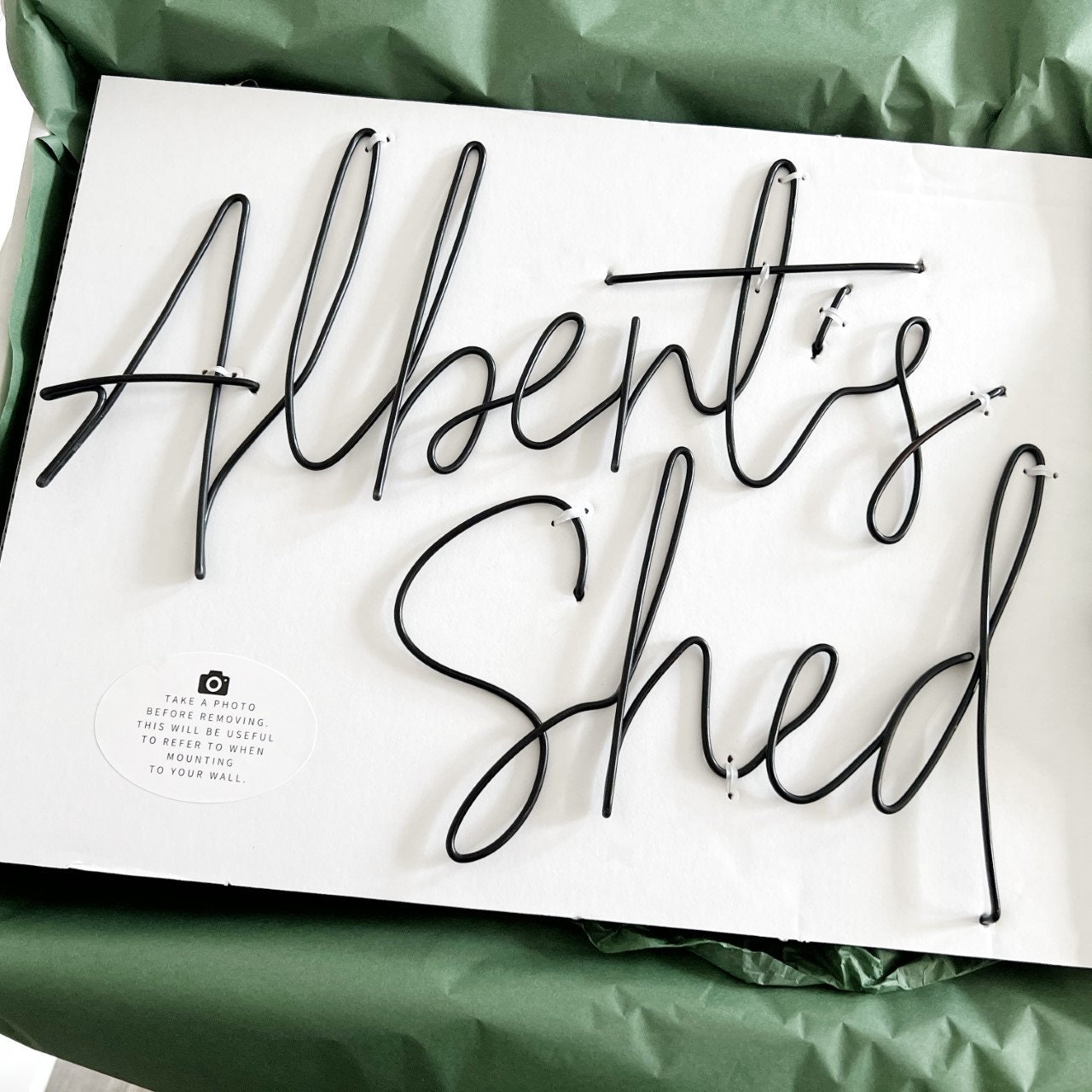 Custom Wire Words Wire Wall Art Wall Sign Personalised - Etsy UK