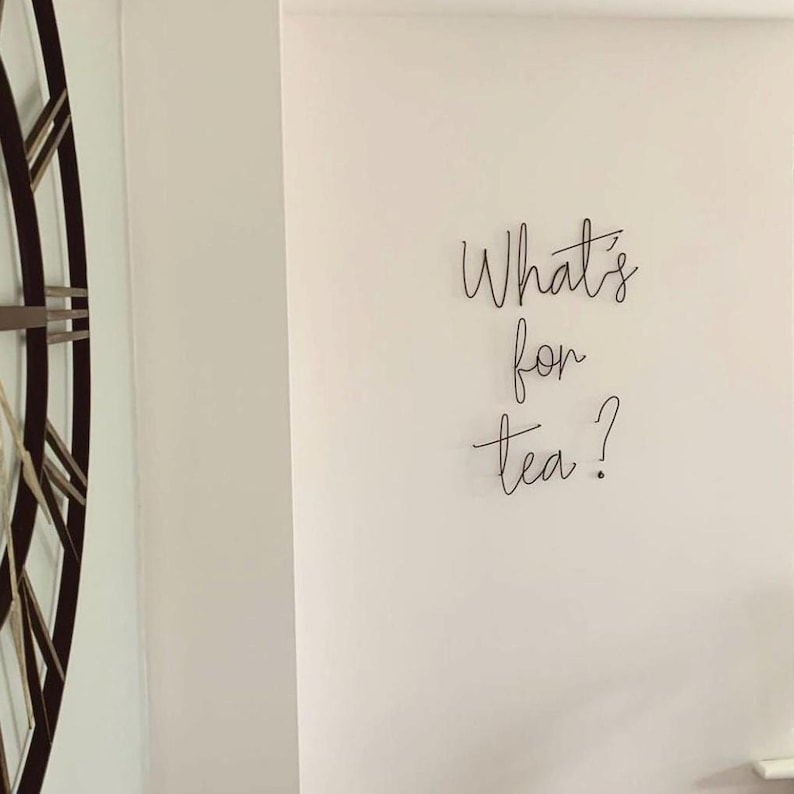 Custom Wire Wall Art: Personalised Sign image 2