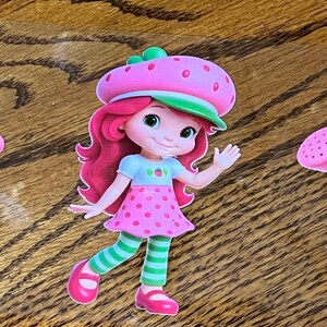 Strawberry Shortcake UV DTF Decal: Waterproof, Scratch-Resistant