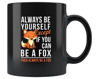 Fox Coffee Mug Etsy