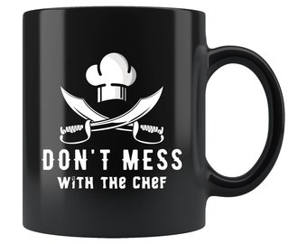 chef on a break printed mug